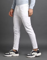CK Best White Men’s Jeans | Slim Fit Stretchable Denim | Cristal Kart