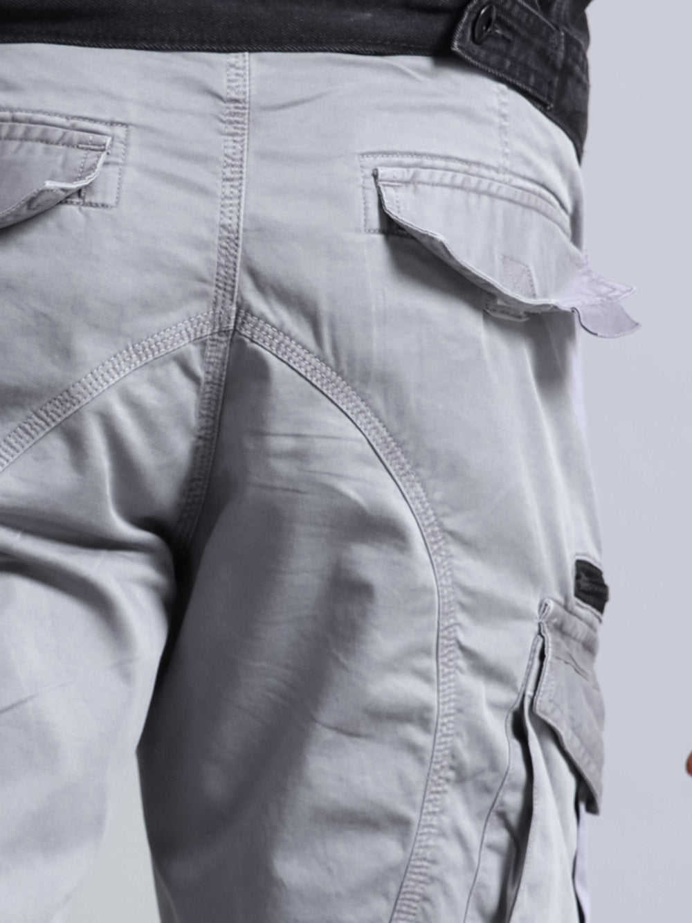 CK Best Cotton Grey Cargo Pants for Men | Stylish Slim Fit | Cristal Kart
