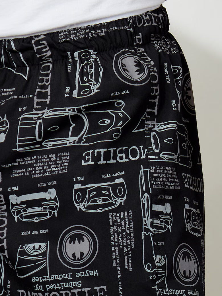 CK Men’s Cotton Boxer Shorts – Premium Breathable Fabric, Relaxed Fit, Printed Black, Above Knee Casual Wear