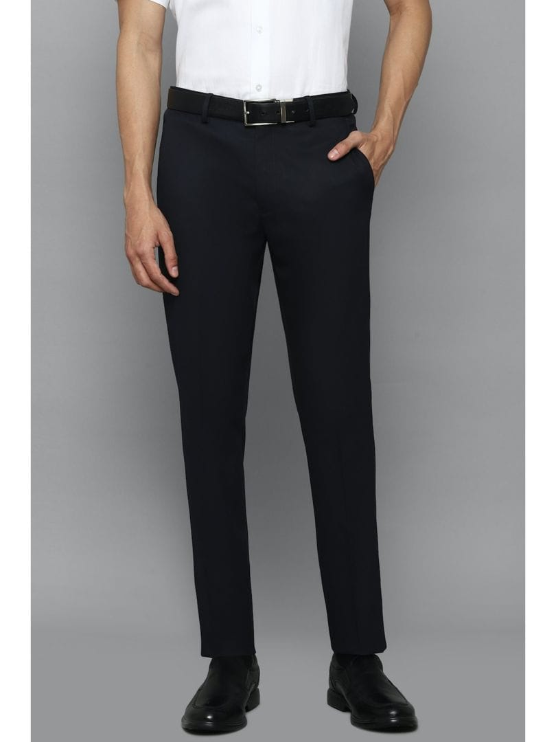 CK Dark Black Men’s Trouser | Slim Fit Cotton Blend | Cristal Kart