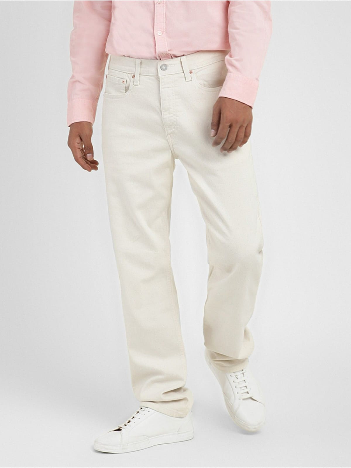 CK Off-White Cotton Men’s Trouser | Premium Slim Fit | Cristal Kart