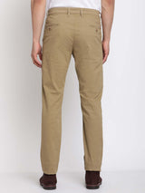 CK Khaki Cotton Fabric Men’s Trouser | Slim Fit Casual Wear