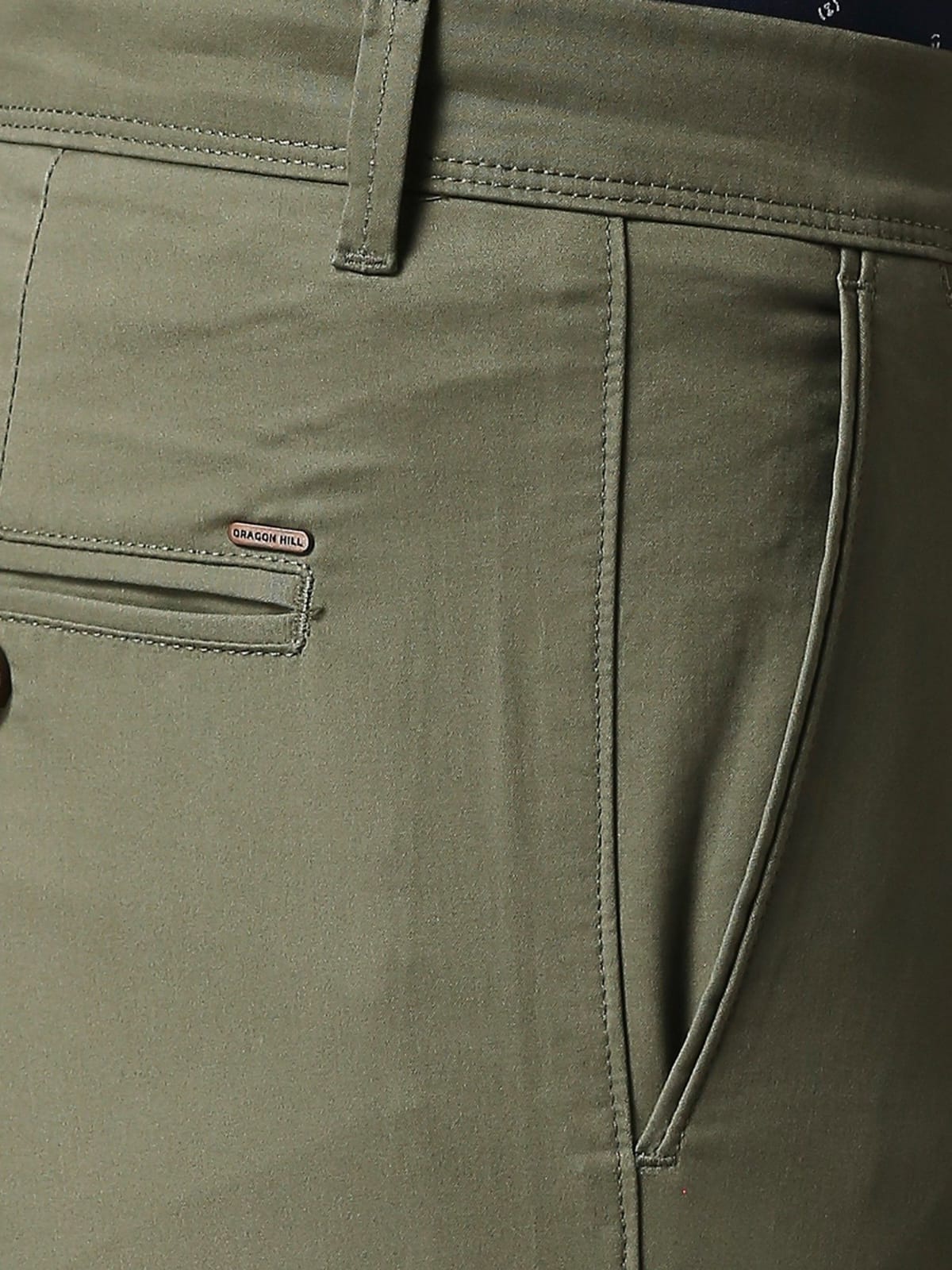 CK Olive Green Men’s Trouser | Premium Cotton Slim Fit | Cristal Kart