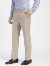 CK Off-White Cotton Men’s Trouser | Stylish Regular Fit | Cristal Kart