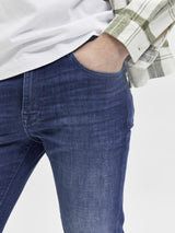CK Dark Blue Slim Fit Men’s Jeans | Stylish Mid-Rise Denim | Cristal Kart