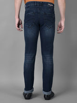 CK Dark Pixel Blue Men’s Jeans | Stylish Slim Fit Denim | Cristal Kart