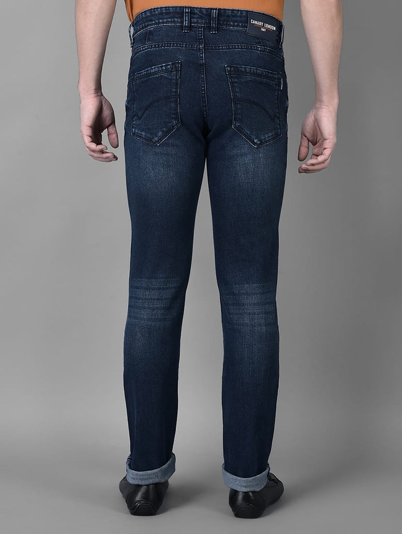 CK Dark Pixel Blue Men’s Jeans | Stylish Slim Fit Denim | Cristal Kart