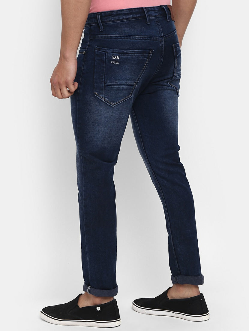 CK Dark Blue Denim Jeans for Men | Slim Fit & Stretchable | Cristal Kart