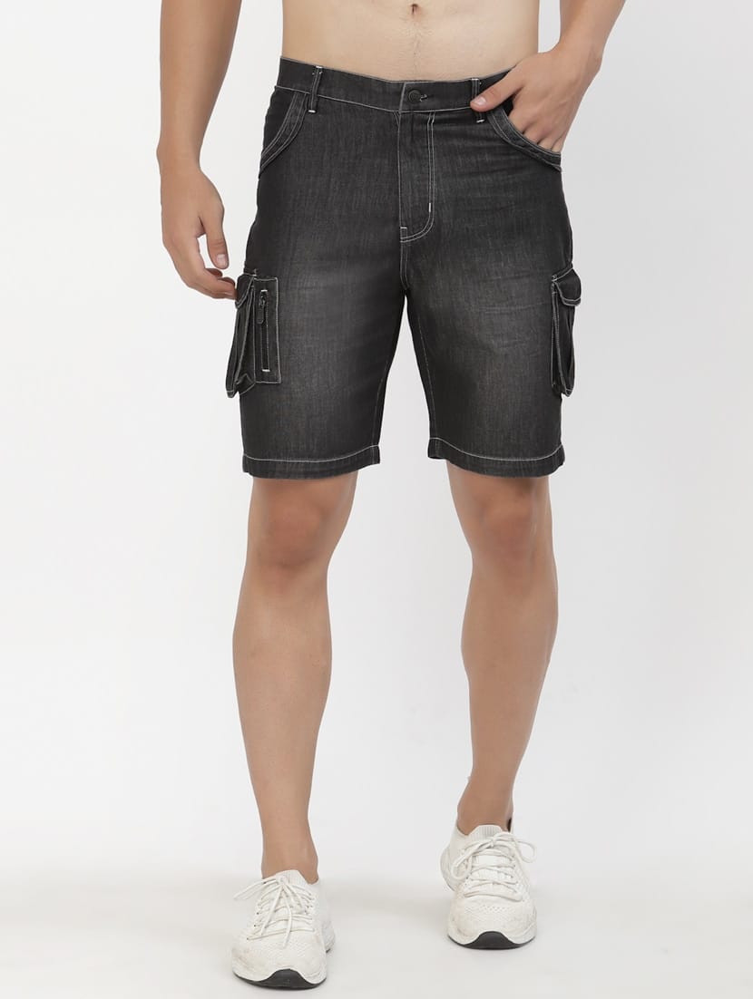 CK Dark Grey Men’s Shorts | Trendy Slim Fit | Cristal Kart