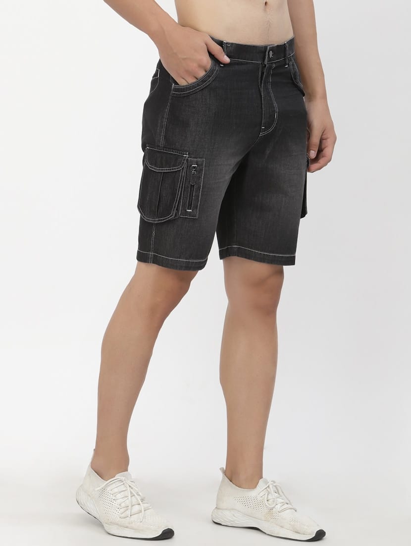 CK Dark Grey Men’s Shorts | Trendy Slim Fit | Cristal Kart