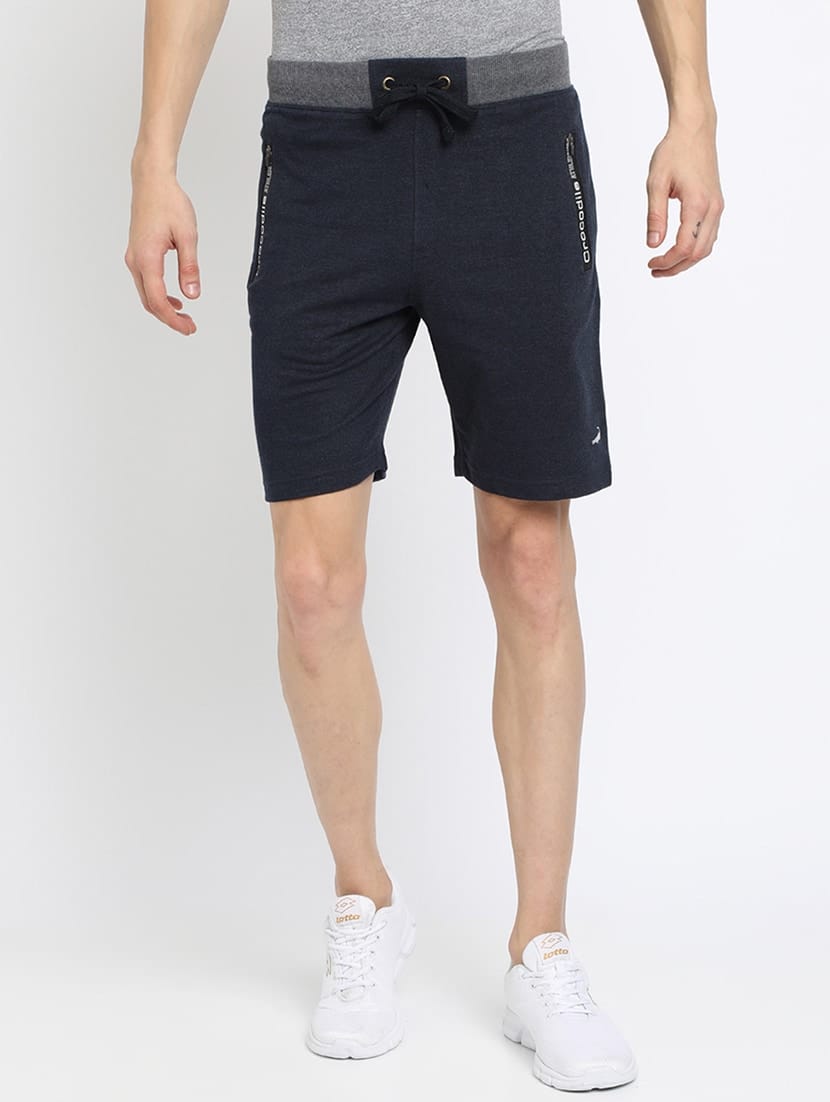 CK Navy Blue Fully Stretchable Men’s Shorts | Premium Cotton Denim