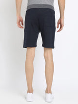 CK Navy Blue Fully Stretchable Men’s Shorts | Premium Cotton Denim