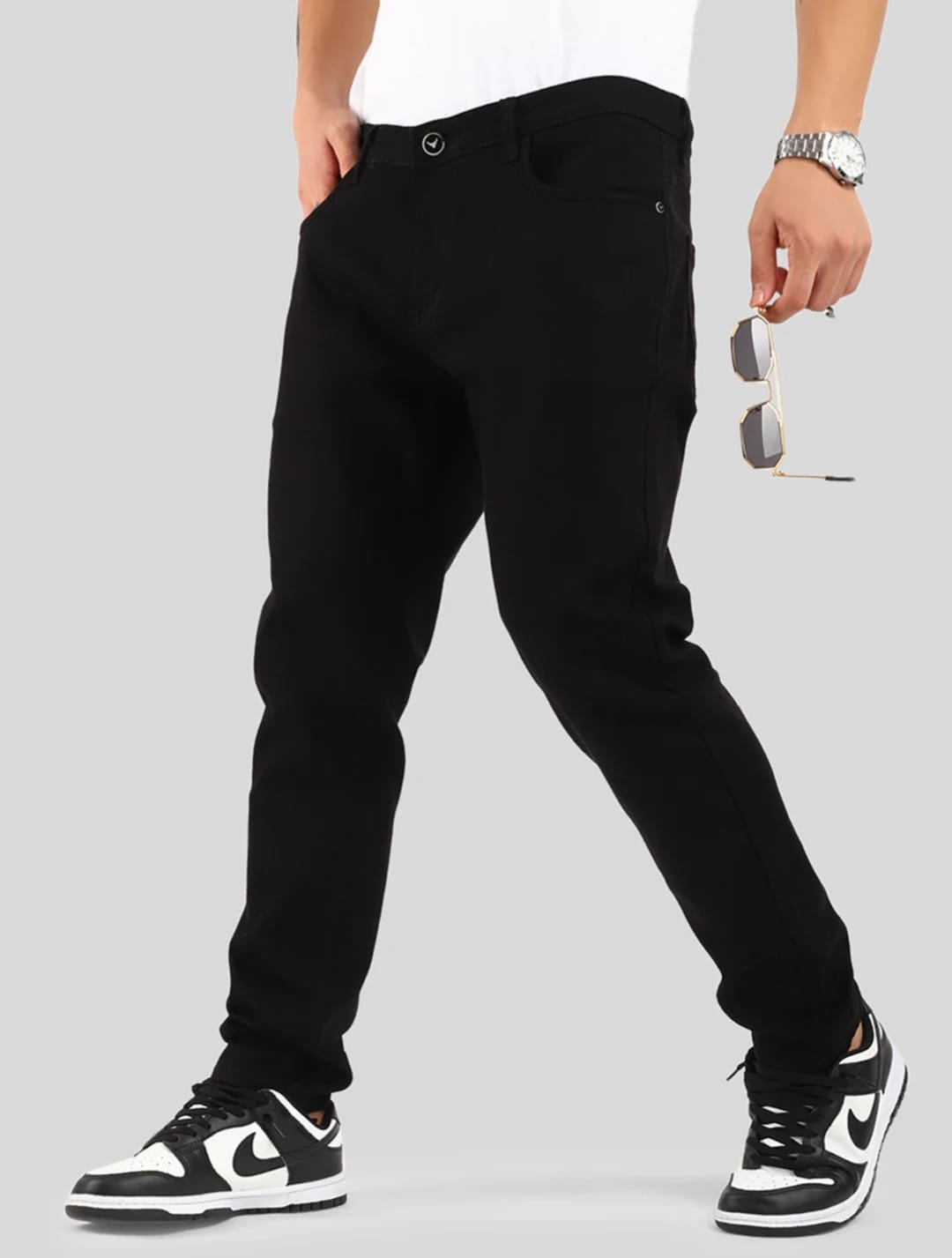 CK Z-Black Men’s Jeans by Cristal Kart | Premium Stretchable Slim Fit Denim