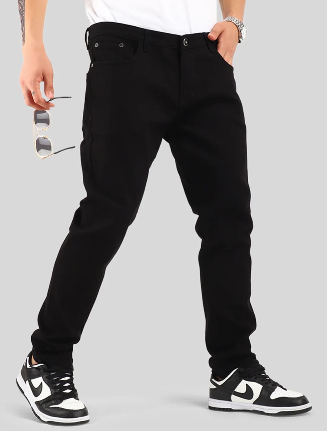 CK Z-Black Men’s Jeans by Cristal Kart | Premium Stretchable Slim Fit Denim