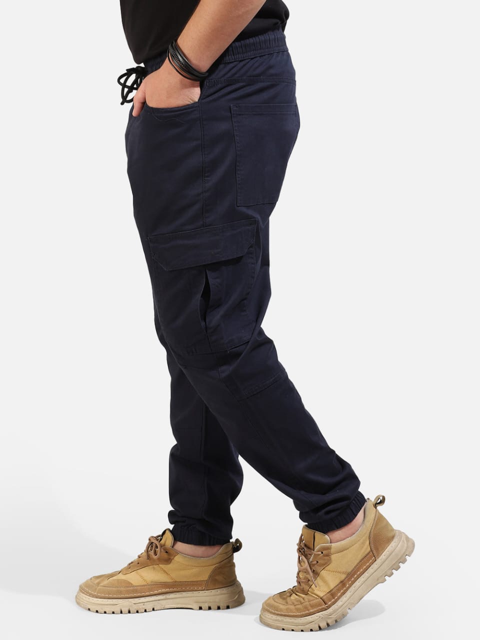 CK Best Cotton Denim Blue Cargo Pants for Men | Stylish Slim Fit | Cristal Kart
