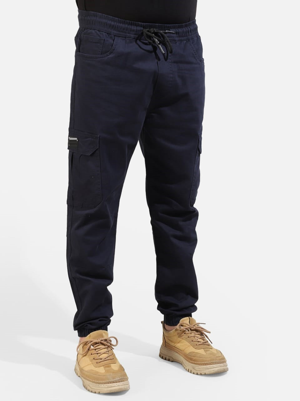CK Best Cotton Denim Blue Cargo Pants for Men | Stylish Slim Fit | Cristal Kart