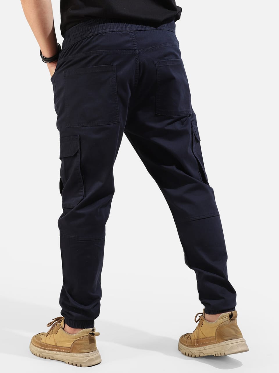CK Best Cotton Denim Blue Cargo Pants for Men | Stylish Slim Fit | Cristal Kart