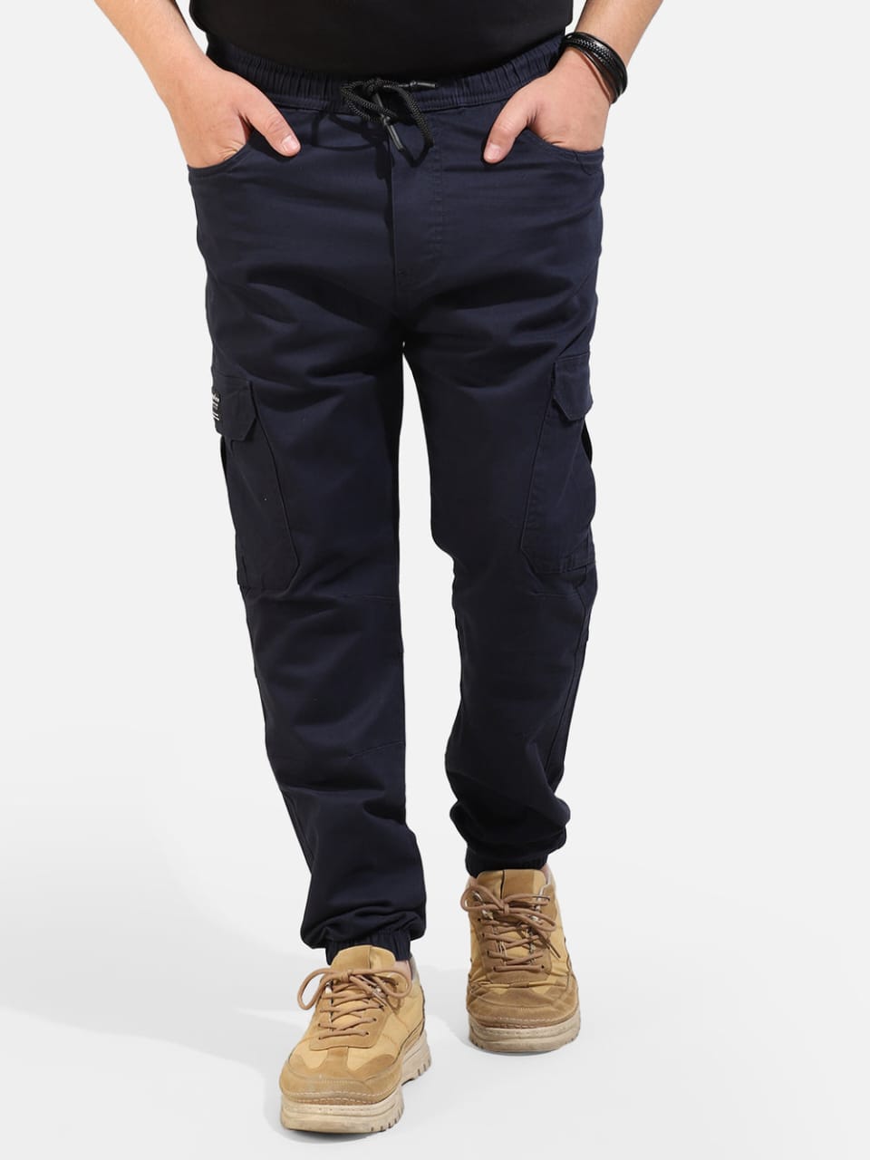 CK Best Cotton Denim Blue Cargo Pants for Men | Stylish Slim Fit | Cristal Kart