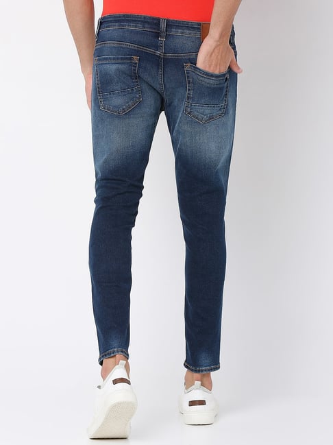 CK Best Blue Color Distressed Men’s Jeans | Stylish Damage Denim | Cristal Kart