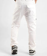 CK White Denim Cargo Pants for Men | Premium Stretchable | Cristal Kart